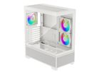 XILENCE Xilent Beam ATX PC Case white, X218.W.ARGB Gaming ATX PC Case weiß