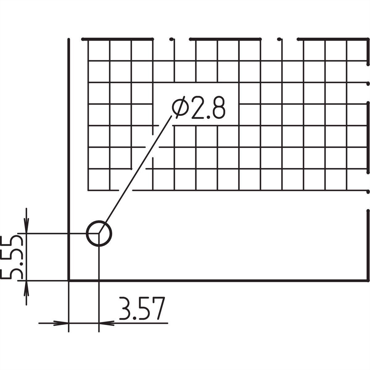 SCHROFF Montagestift DIN 7 - MONTAGESTIFT AUSHEBEGR.100ST