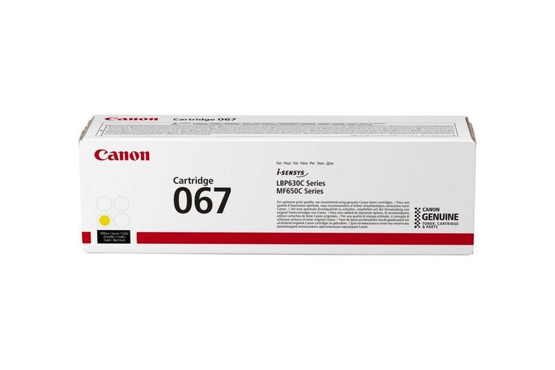 Canon 067 Tonerkartusche 1 Stück(e) Original Gelb
