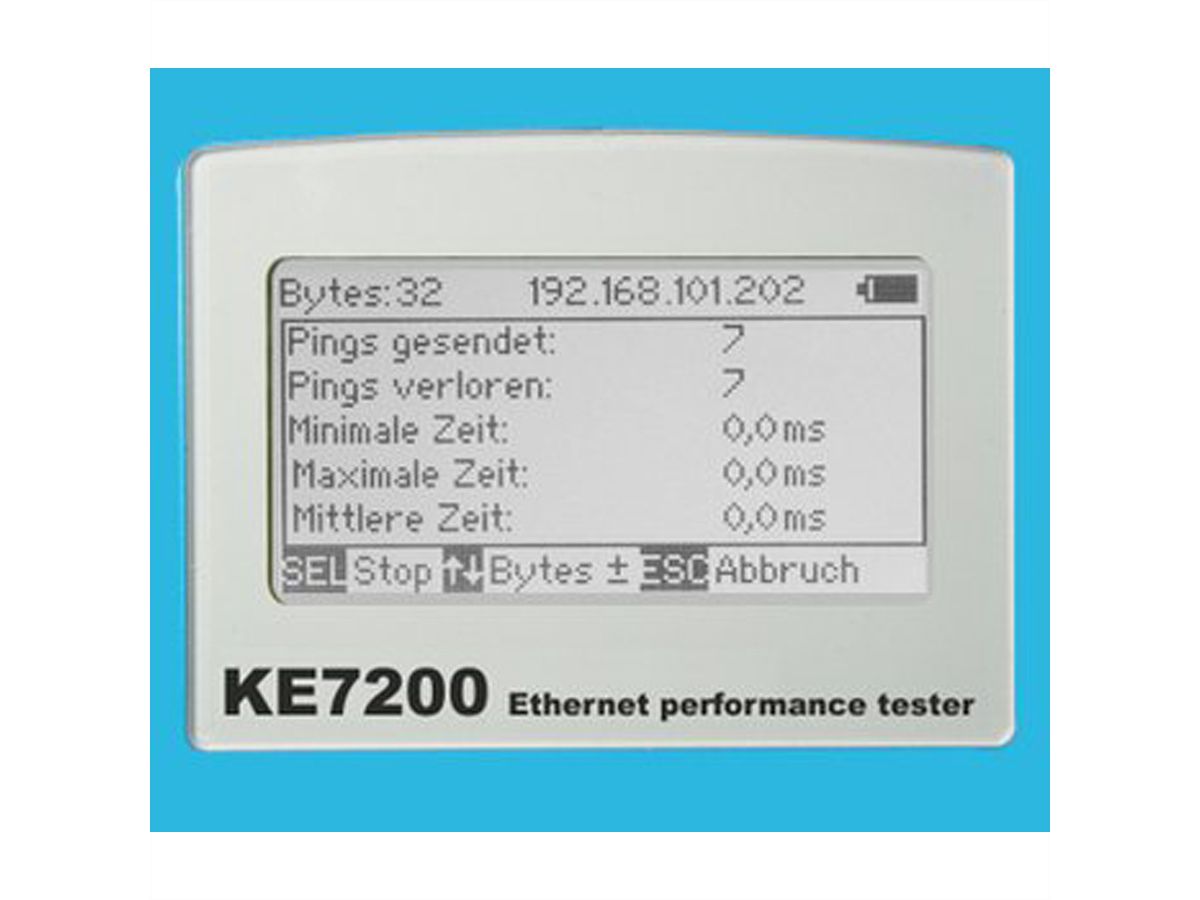 KE7200 Ethernet Performance Tester mit 2 Remote-Einheiten KE7010