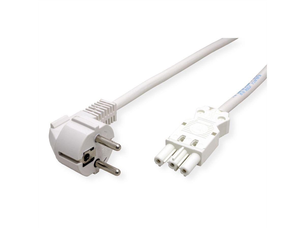 SCHROFF Netzanschlussltg, Schutzkontakt/UTE-Stecker-Wieland-Buchse