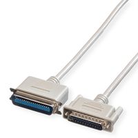 ROLINE Paralleldruckerkabel DB25 ST - Centr.36 ST, grau, 1,8 m