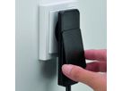 BACHMANN SmartPlug Flachstecker, mit 3x Schutzkontakt Steckdosenleiste, schwarz, 1,6 m