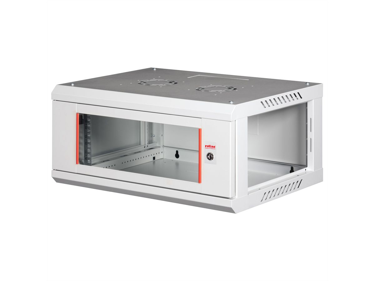 ROLINE 19-Zoll Wandgehäuse Basic Plus 4HE, 600x450 BxT grau