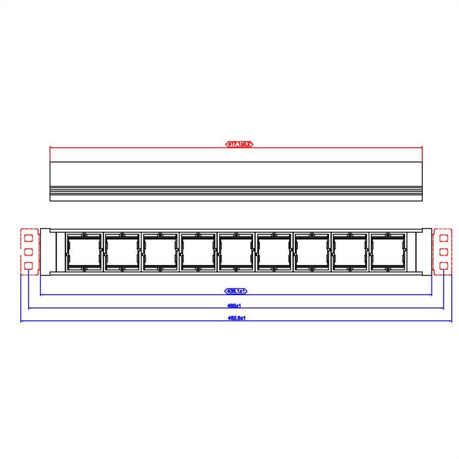 BACHMANN UNIVERSAL 5x Schutzkontakt 2x ABD, 3 m