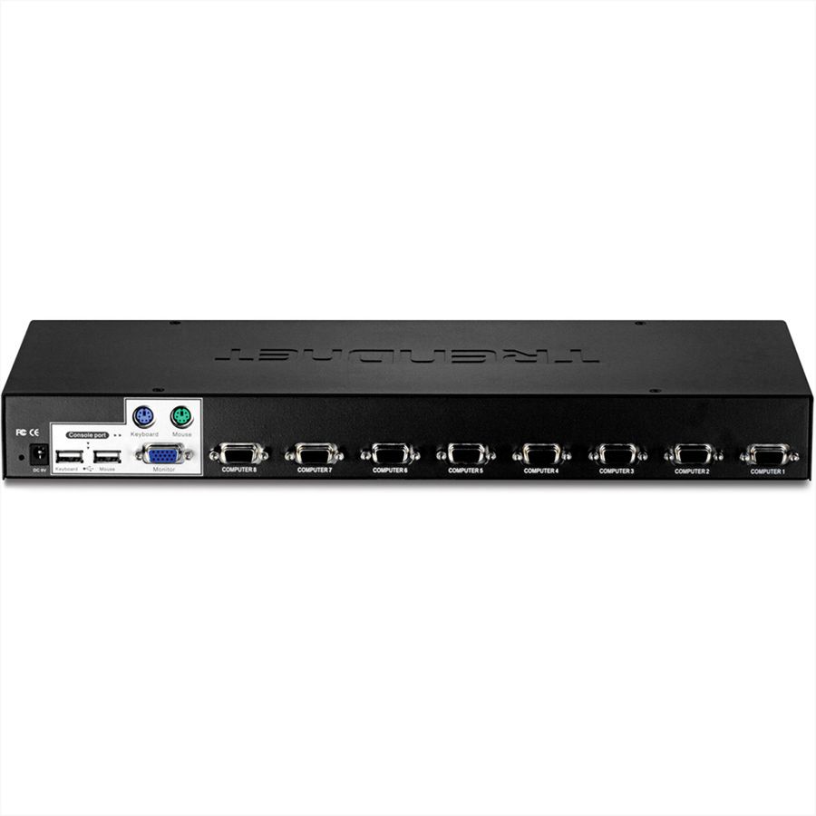 TRENDnet TK-803R KVM Switch 8-Port USB/PS/2 Rack Mount