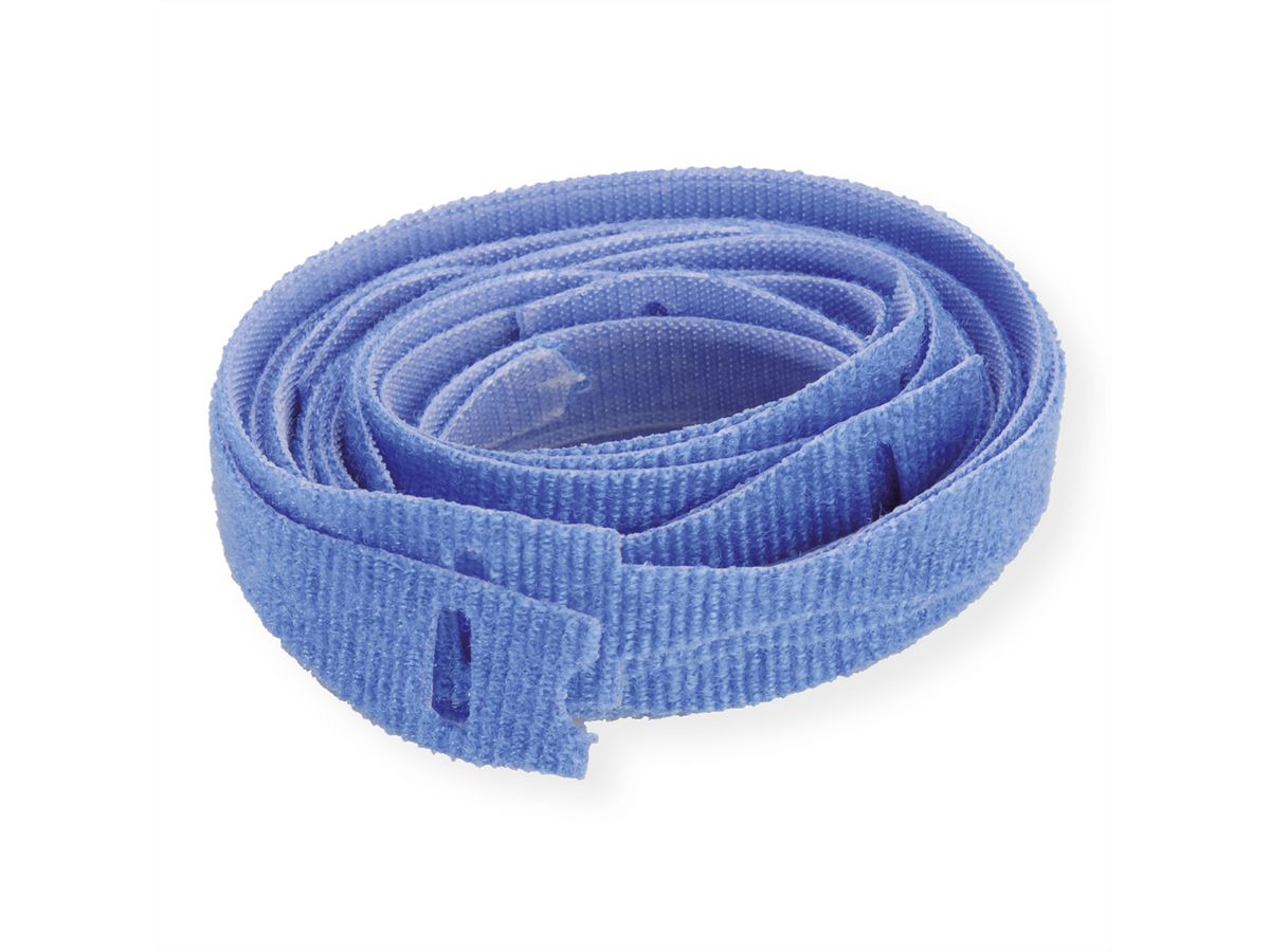 VELCRO® ONE-WRAP® Strap Klettband mit Lasche, 10Stk., blau, 20 cm