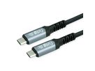VALUE USB4 Gen2x2 Kabel, C–C, ST/ST, 20Gbit/s, 240W, schwarz, 2 m