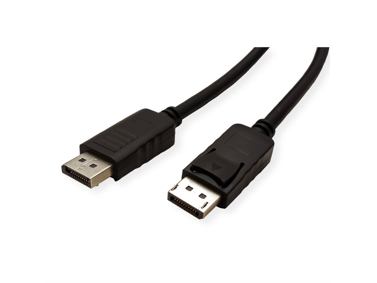 STANDARD DisplayPort Kabel, DP ST - ST, schwarz, 5 m