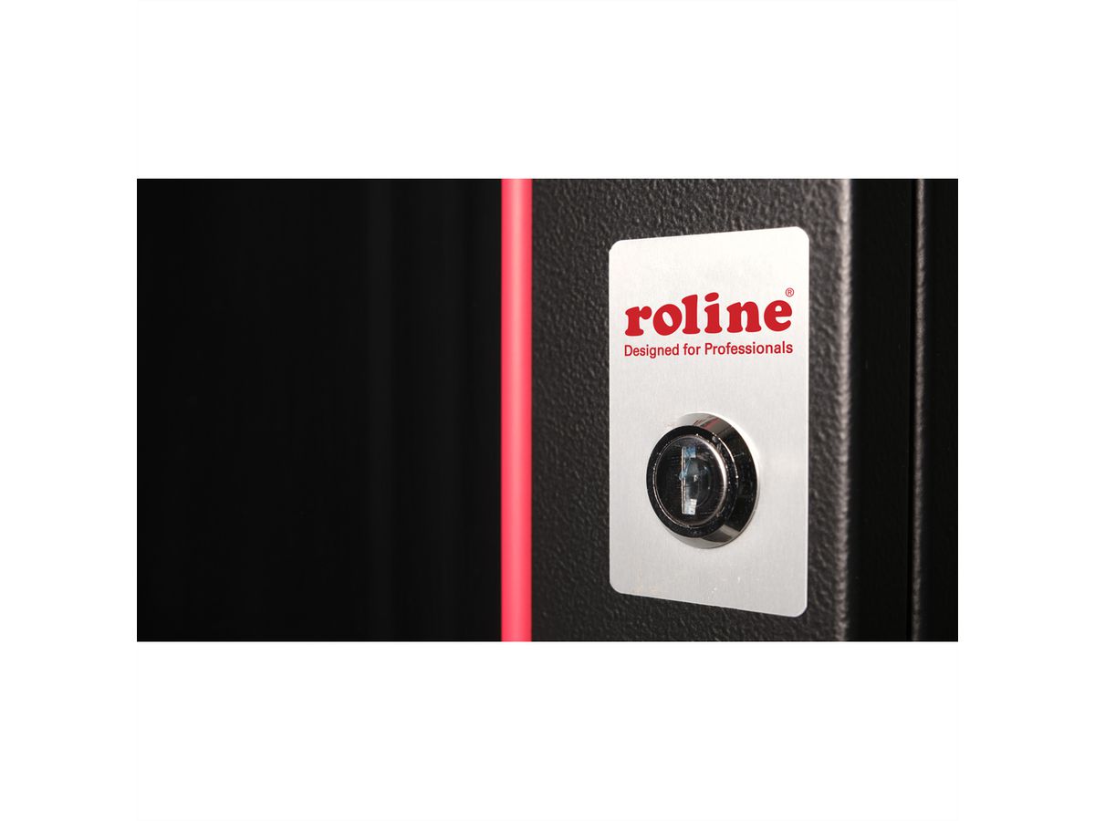 ROLINE 19-Zoll Wandgehäuse Pro 9 HE, 450x600 BxT schwarz