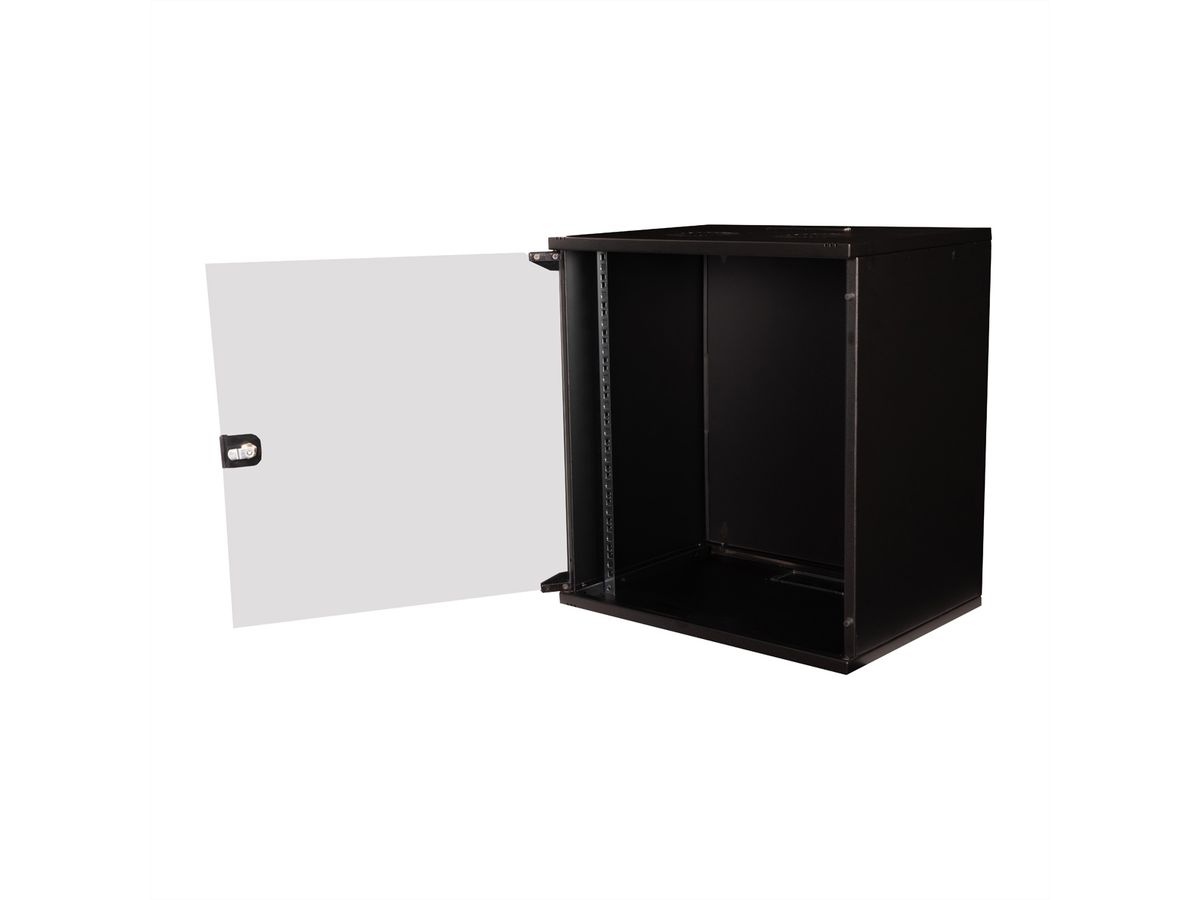 ROLINE 19-Zoll Wandgehäuse Basic 12 HE, 540x400 BxT Bausatz schwarz