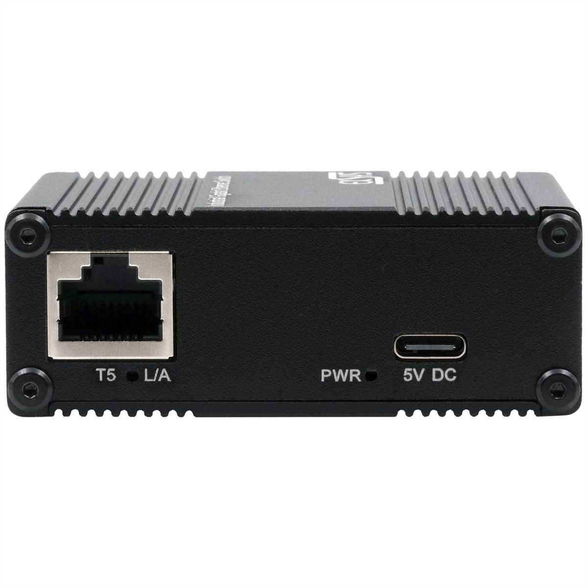 EXSYS EX-62021 5-Port Industrial Gigabit Micro Switch, unmanaged, USB-C Stromversorgung