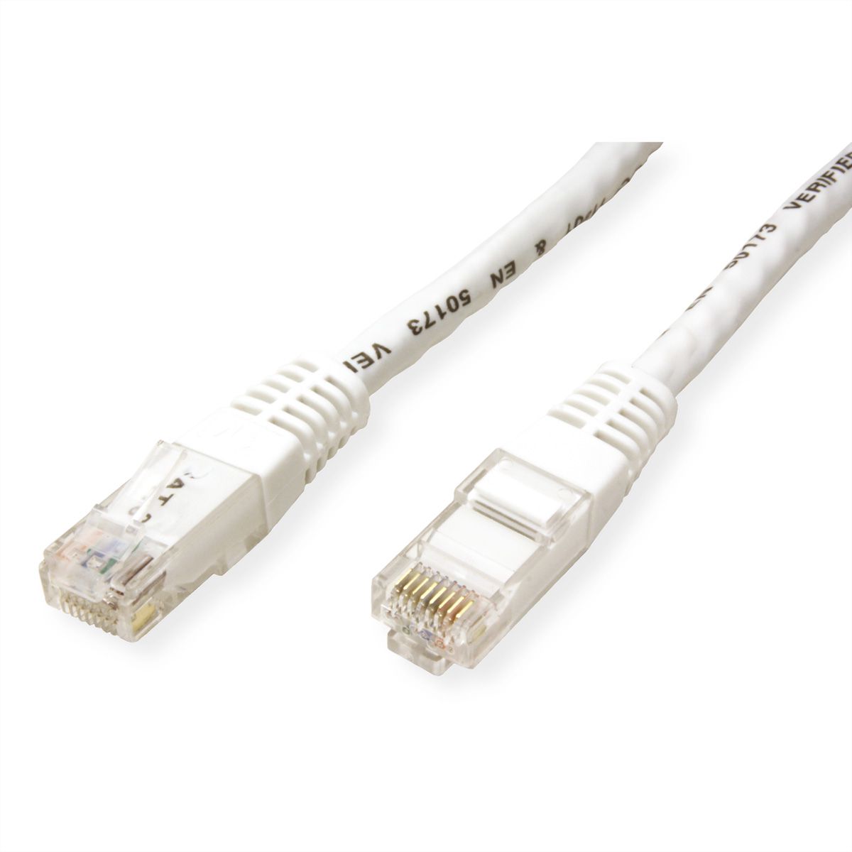 VALUE Patchkabel Cat.6 (Class E) UTP, weiß, 7 m