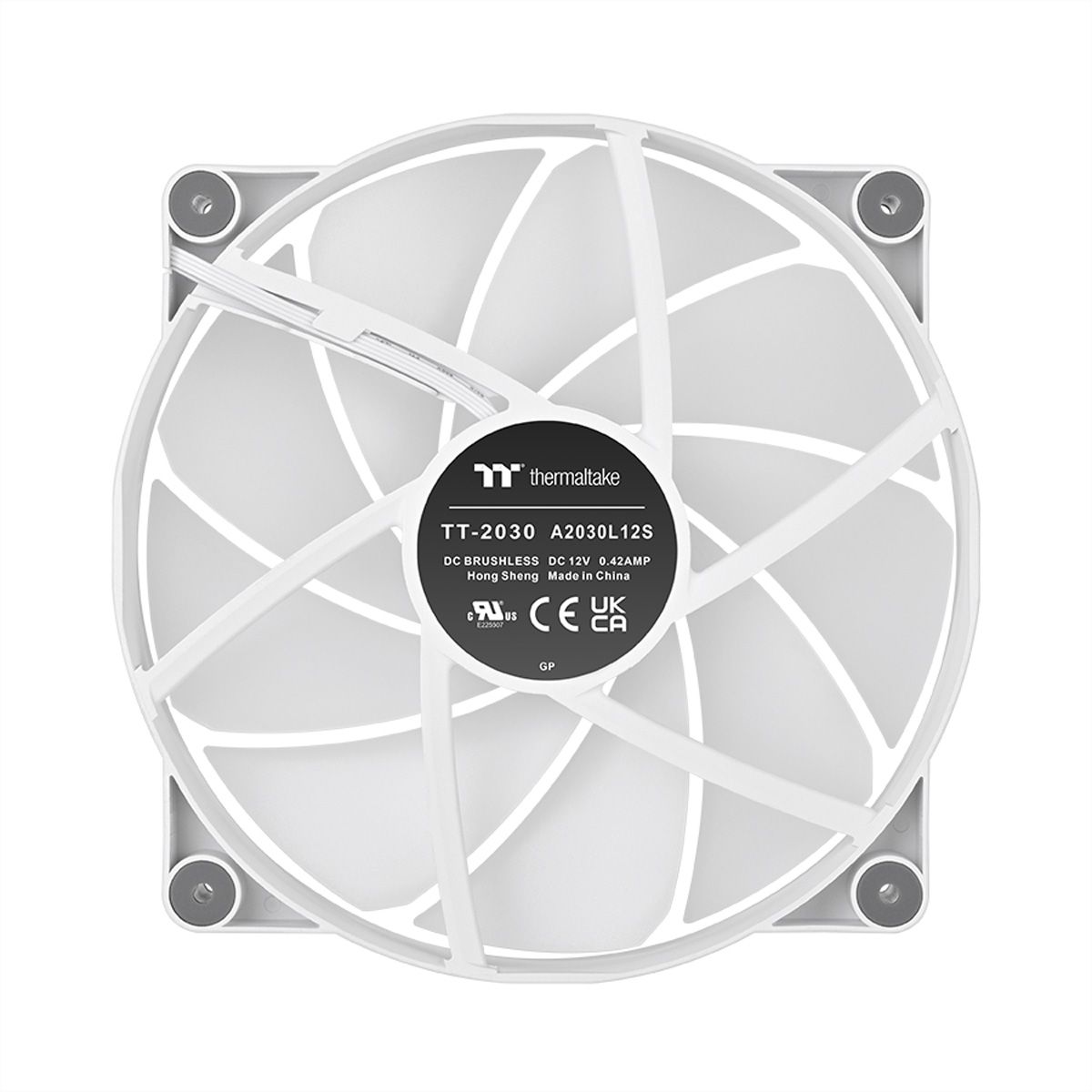 Thermaltake CT200 ARGB Sync 200mm Gehäuselüfter, weiß
