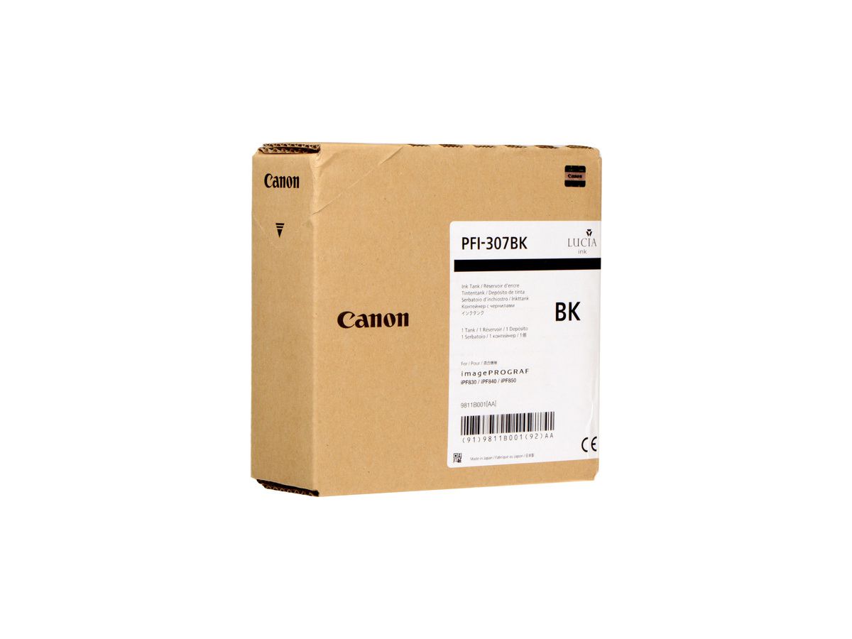 Canon PFI-307BK 330ml Schwarz Tintenpatrone