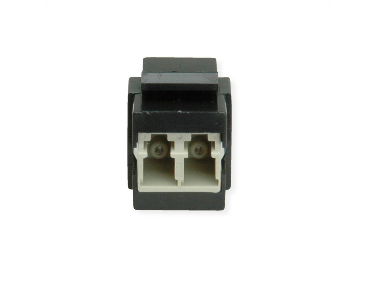 ROLINE Keystone LWL-Adapter LC/LC Duplex, Multimode, OM2