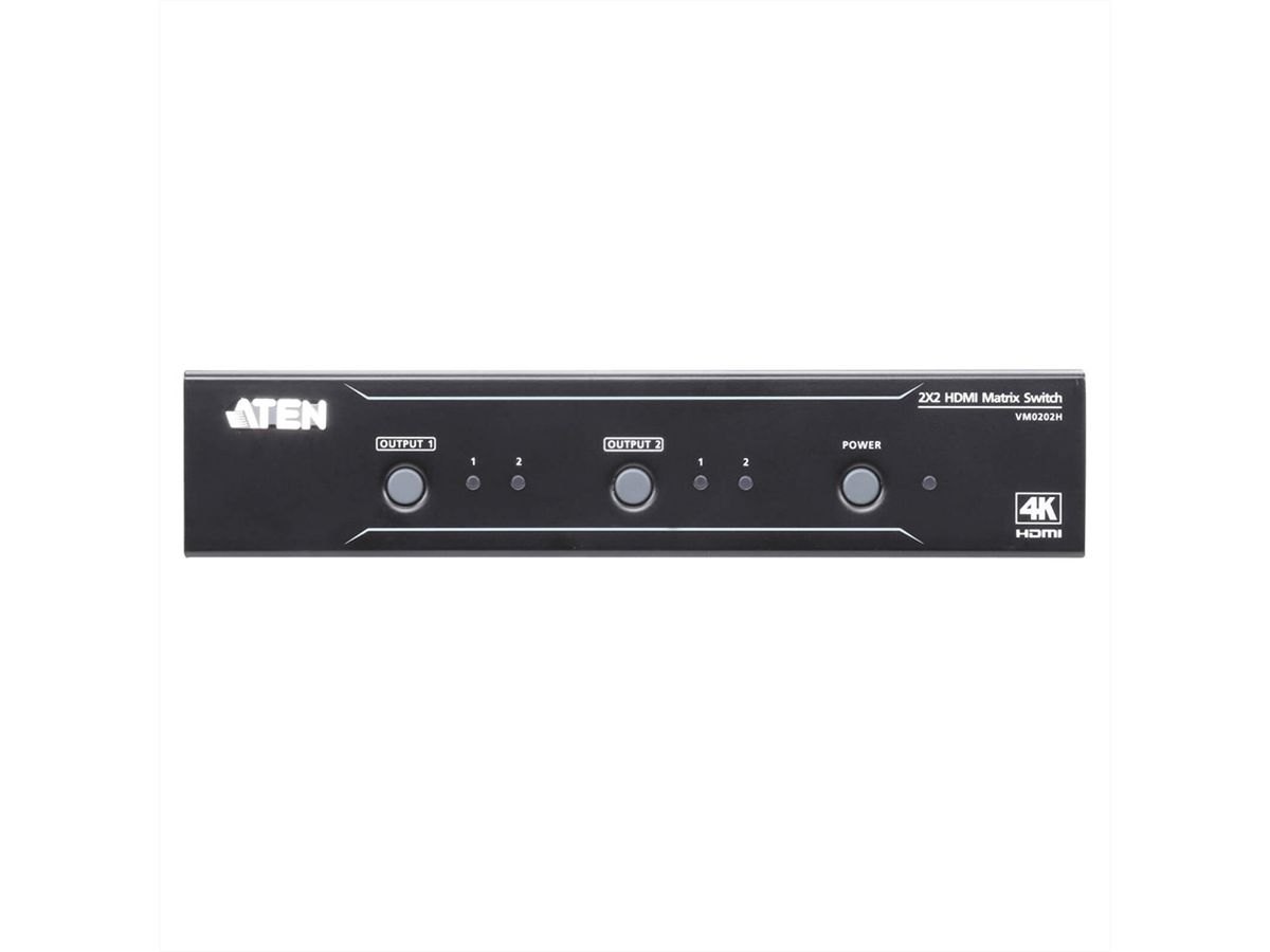 ATEN VM0202H 2 x 2 4K HDMI Audio/Video Matrix Switch