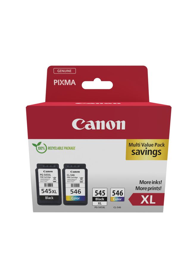Canon 8286B010 Druckerpatrone 2 Stück(e) Original Hohe (XL-) Ausbeute Schwarz, Cyan, Magenta, Gelb