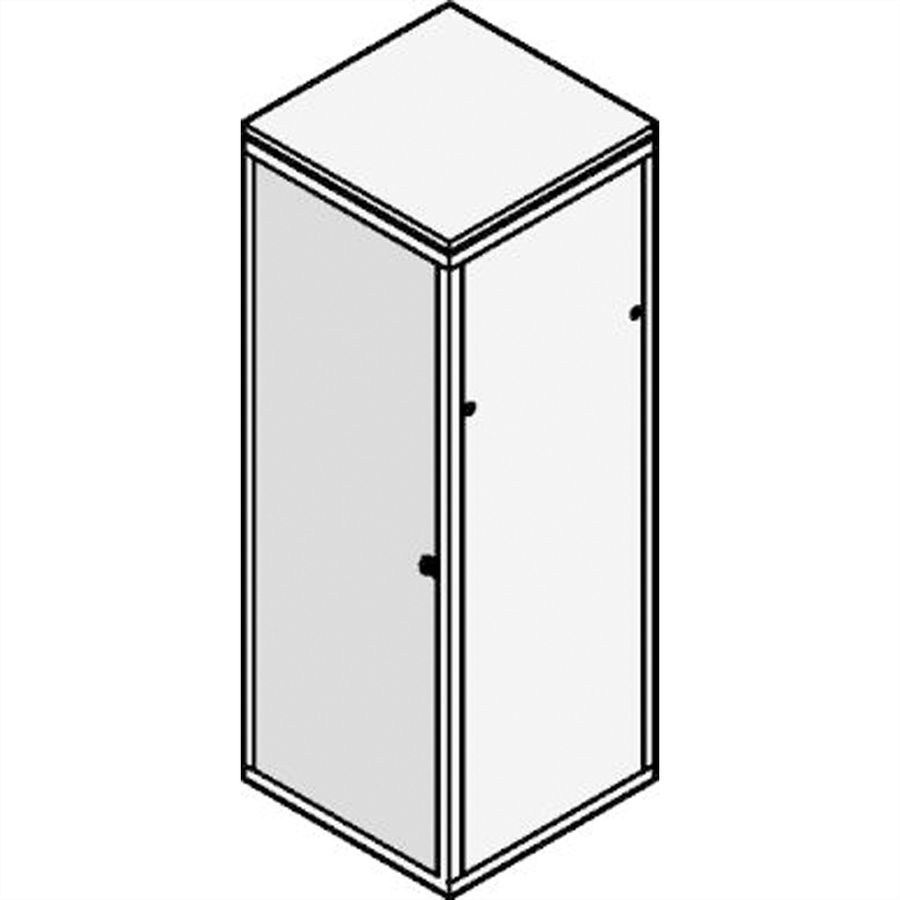 SCHROFF Stahltür, 120°-Öffnungswinkel - TUER STAHLBLECH 29HE 600B