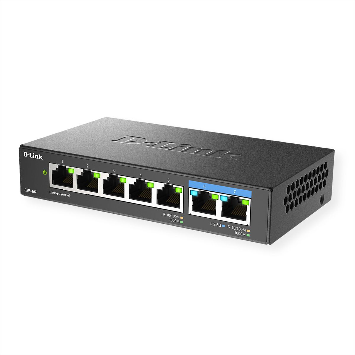 D-Link DMS-107/E 7-Port Switch Multi-Gigabit Unmanaged