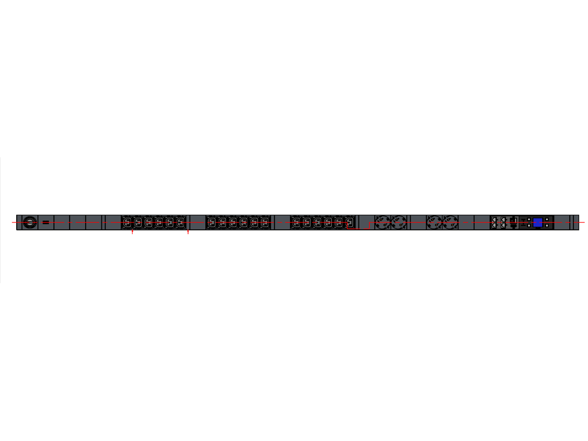 BACHMANN BN3500 18xC13 4xCEE7/3, Messung pro Phase, Diffmessung