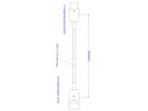 BACHMANN Verlängerung H05VV-F3G1,5,grau, C20-Kaltgeräte-Stecker C19-Kaltgerätesteckdose 0,5m