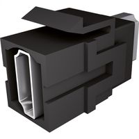 BACHMANN Keystone 4K HDMI 2.0 UHD Kupplung, Buchse-Buchse schwarz