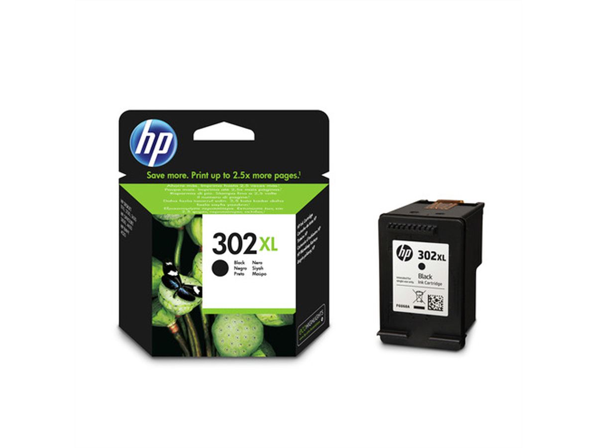 F6U68AE, Nr. 302XL, Druckpatrone, schwarz, 480 Seiten für HP OfficeJet 3830
