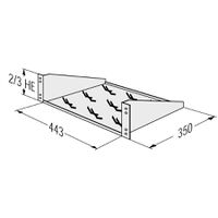 APRANET Fachboden 2 HE (BxT) 443x350mm, max. 12kg