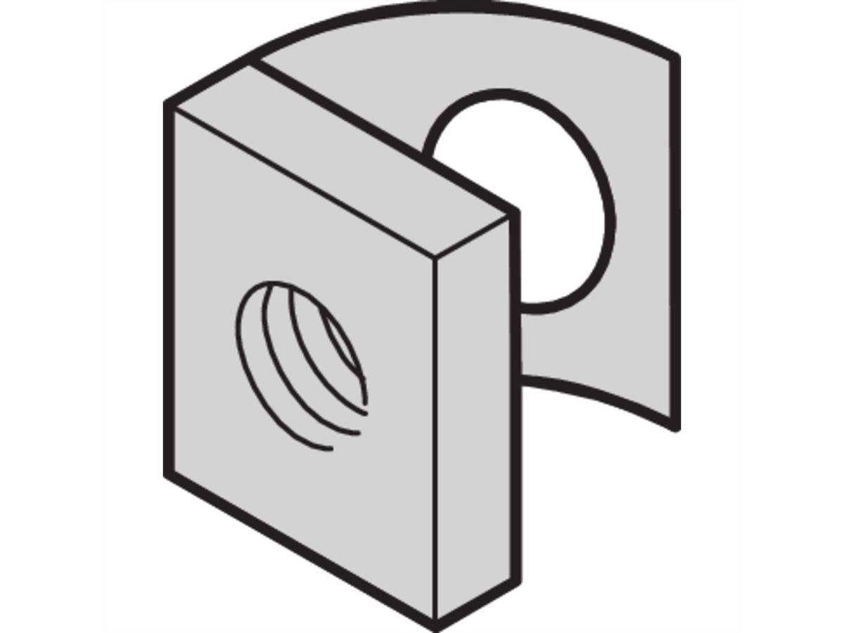 SCHROFF Schiebemutter - NTS SCHIEBEMUTTERN M6 100STK