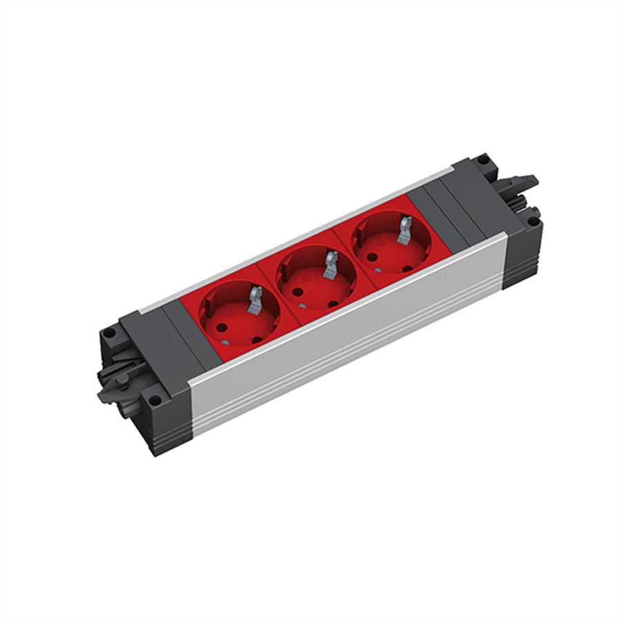 BACHMANN STEP ALU 3xCEE7/3 rot GST18