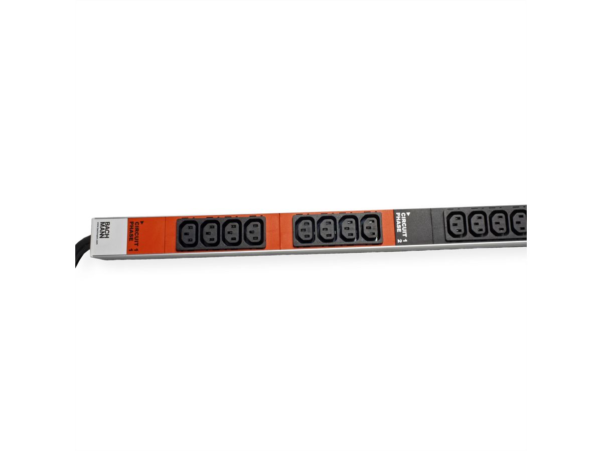 BACHMANN IT PDU ALU 0HE 48x C13 2x3x32A offen