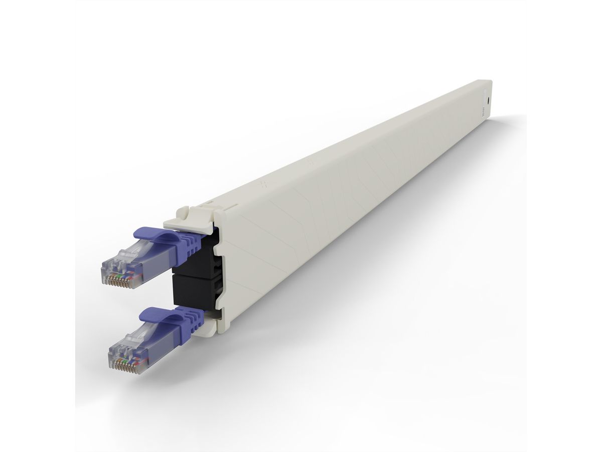 patchbox.one Kassette 30RU UTP violett Cat.6a 1,8m