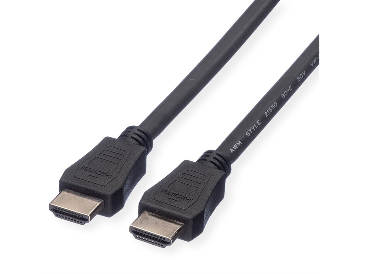 VALUE HDMI High Speed Kabel mit Ethernet, LSOH, schwarz, 10 m