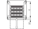 SCHROFF 19''-Fachboden ausziehbar - 19"FA AUS 1HE C=700 RED 7035