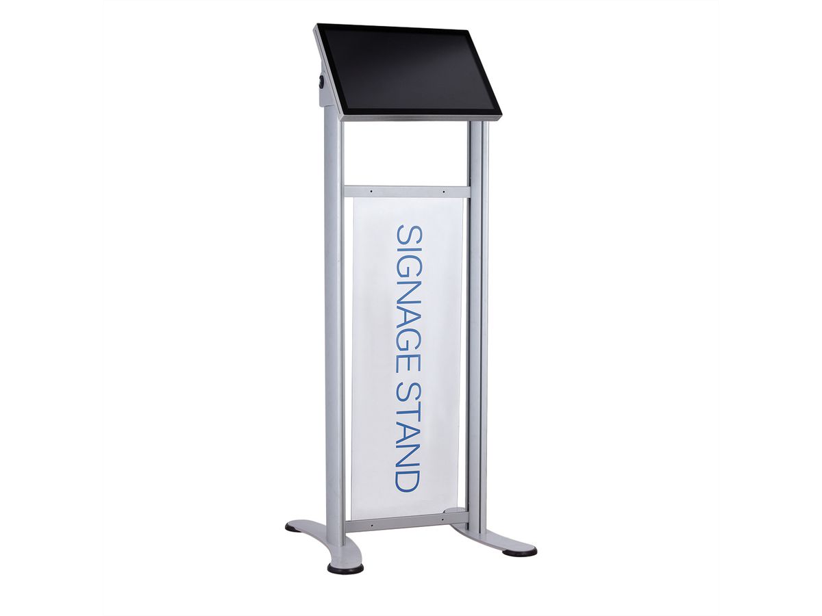 ROLINE Digital Signage Stand, Marketing, bis 10 kg, silberfarben