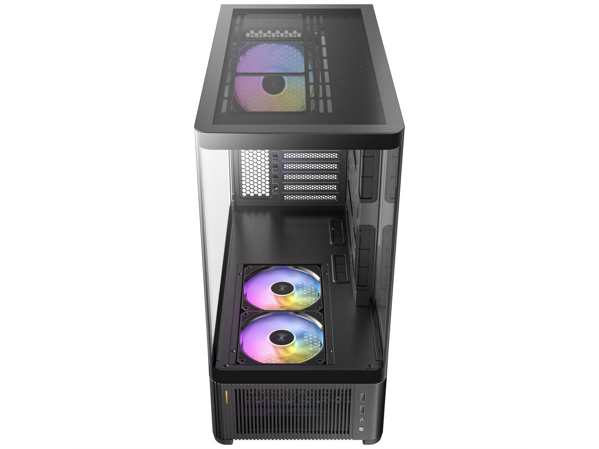 ANTEC Constellation C6 Curve ARGB PC Gehäuse ATX Midi Tower, schwarz
