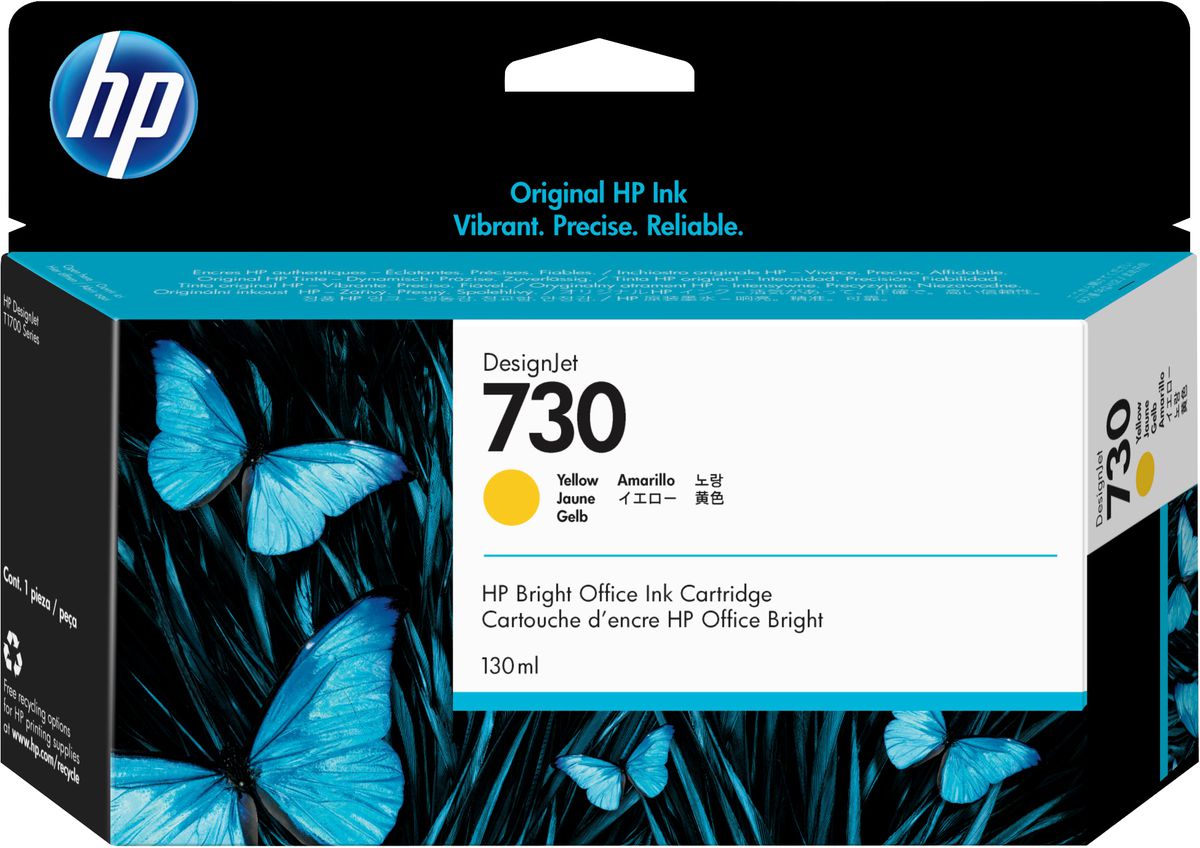 HP 730 DesignJet Druckerpatrone Gelb 130 ml