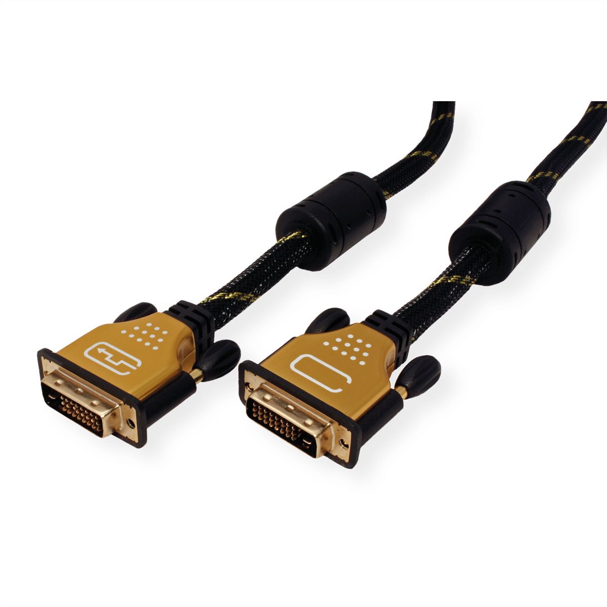 ROLINE GOLD Monitorkabel DVI, ST-ST, (24+1) dual link, 3 m