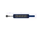 BACHMANN PRIMO 2 3xCEE7/3 mit Schlaufe 2,0m CEE7/7 RAL5010