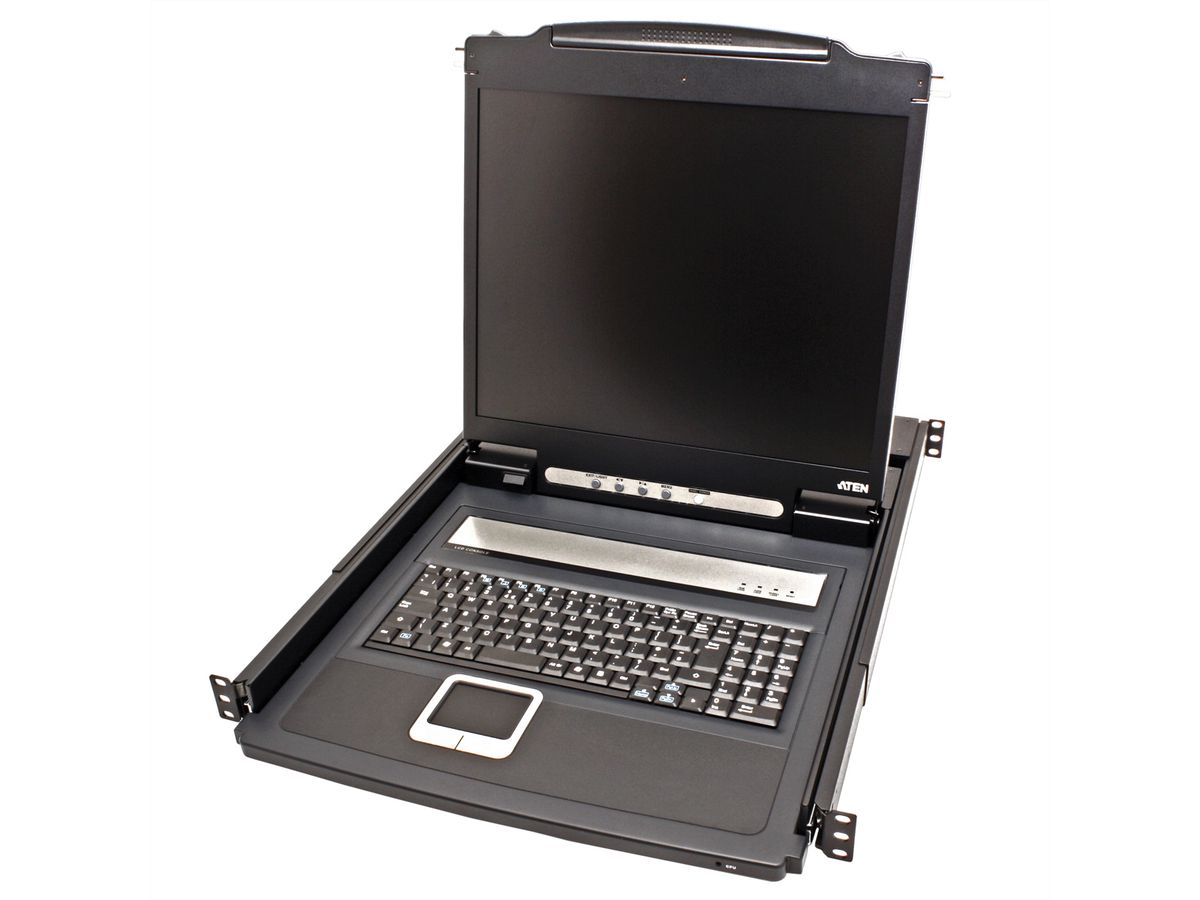 ATEN CL1000N KVM-Konsole, 19" LCD, VGA, PS/2, DE-Layout