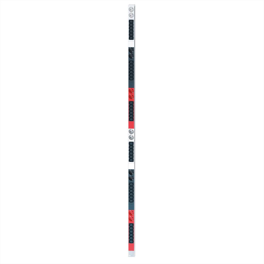 BACHMANN IT PDU ALU 0HE 36x C13 12x Schutzkontakt, Festanschluß 2x 3x 32A