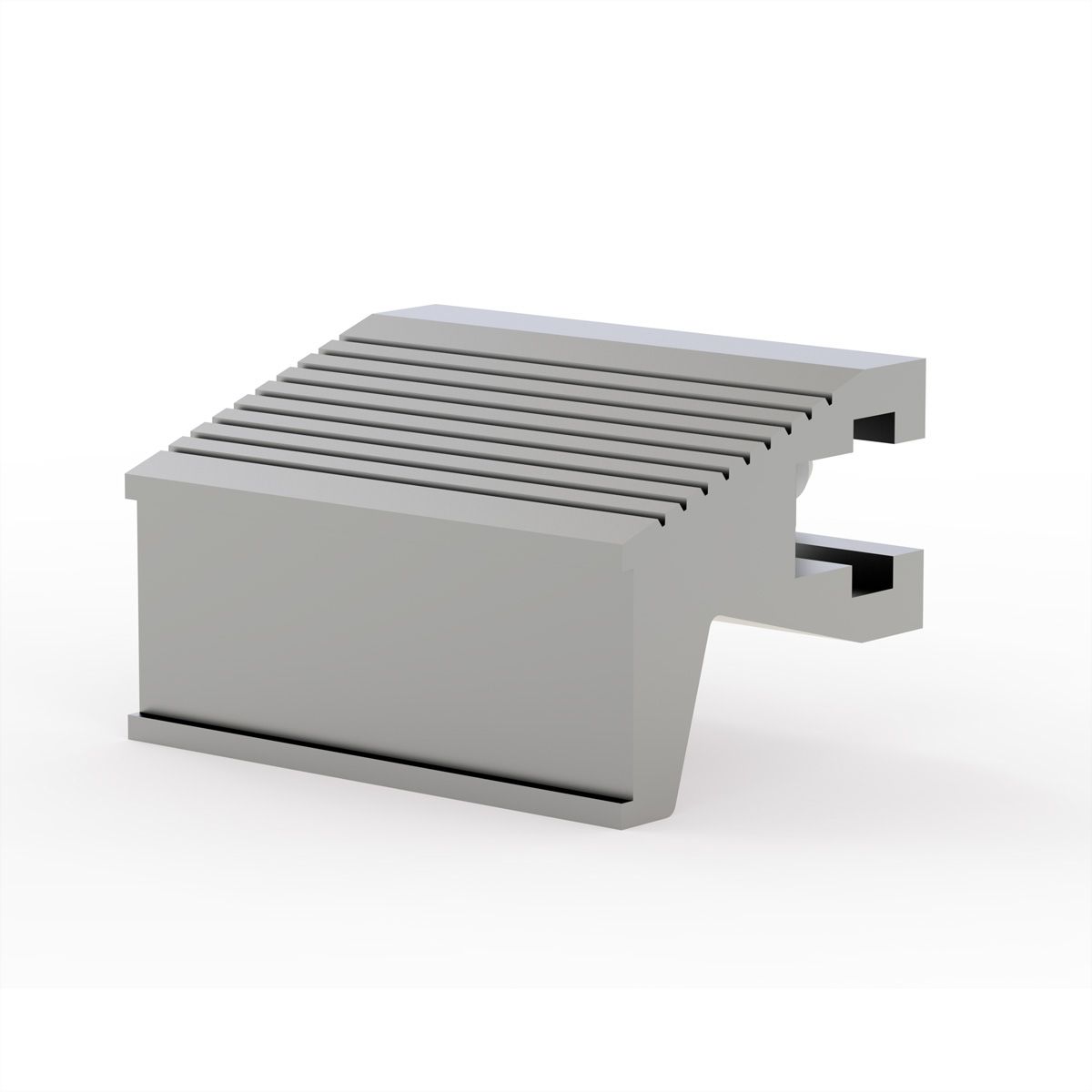 SCHROFF Aluminium-Profilgriff - ALU-PROFILGRIFF 10TE