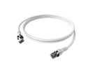 EasyLan DualBoot PushPull IP20 Patchkabel, Kat.6A (Class EA), S/FTP, weiß, 7,5 m
