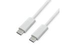 ROLINE USB4 Gen3x2 Kabel, C–C, ST/ST, 40Gbit/s, 240W, weiß, 1 m