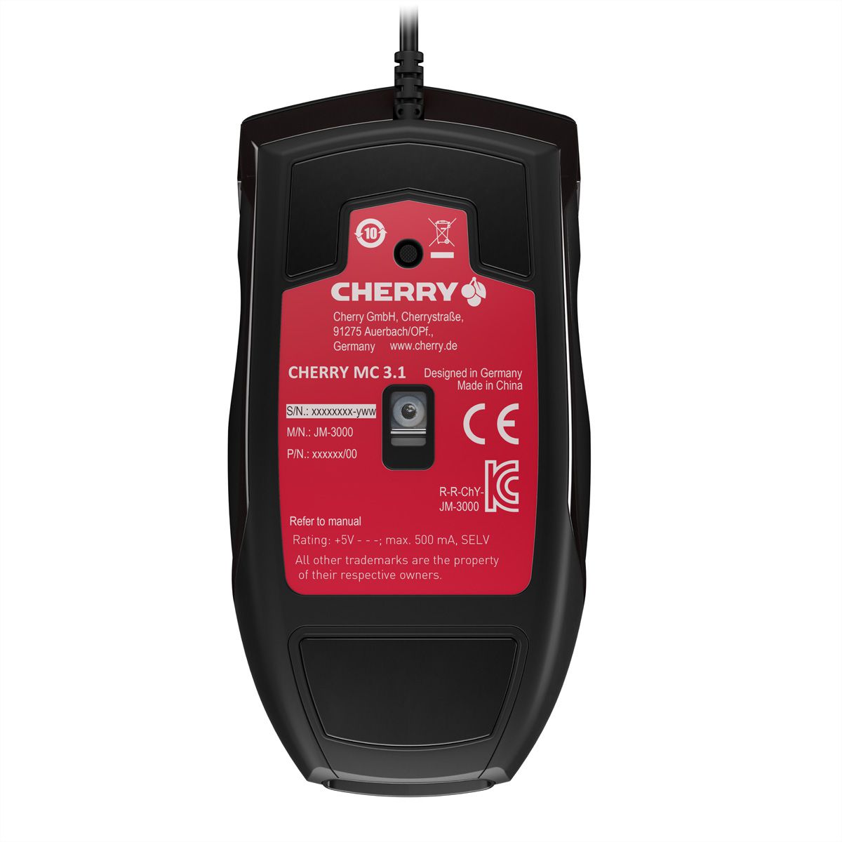 CHERRY Maus MC 3.1 USB, schwarz - SECOMP Electronic Components GmbH