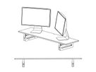 VALUE Monitor-/Laptop-Ständer, höhenverstellbar, extra-breit, bis 20 kg