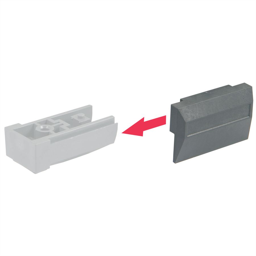 SCHROFF Stapelhilfe/Designelement - STAPELHILFE RAL9006 (4STK)