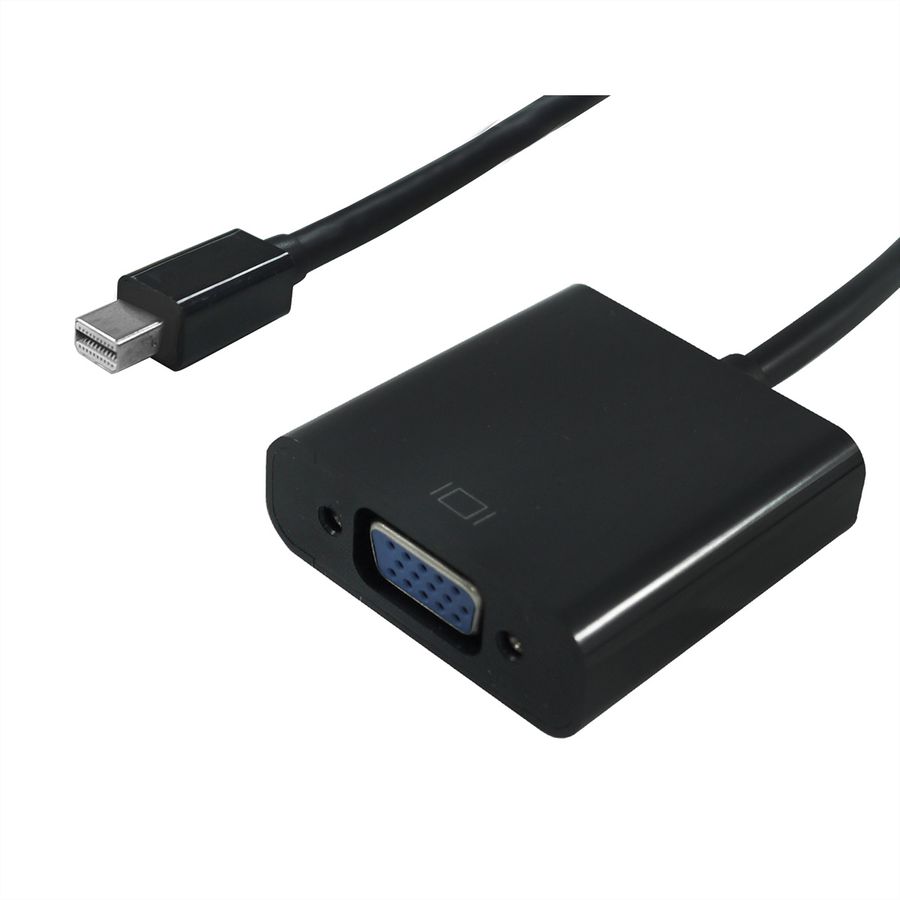 STANDARD Mini DisplayPort-VGA Adapter, Mini DP ST - VGA BU