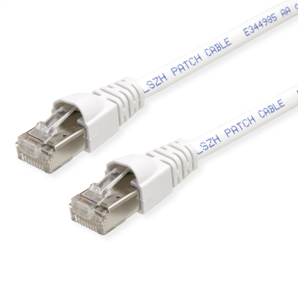 TELEGÄRTNER Patchkabel S/FTP, Cat.6A, LSOH, weiß, 1,5 m